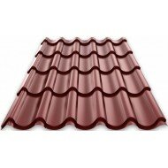 Металлочерепица Андалузия матовая - 0,42 мм. Цинк 100. 25ступ. Металлочерепица Андалузия матовая - 0,42 мм. Цинк 100. 25ступ.
